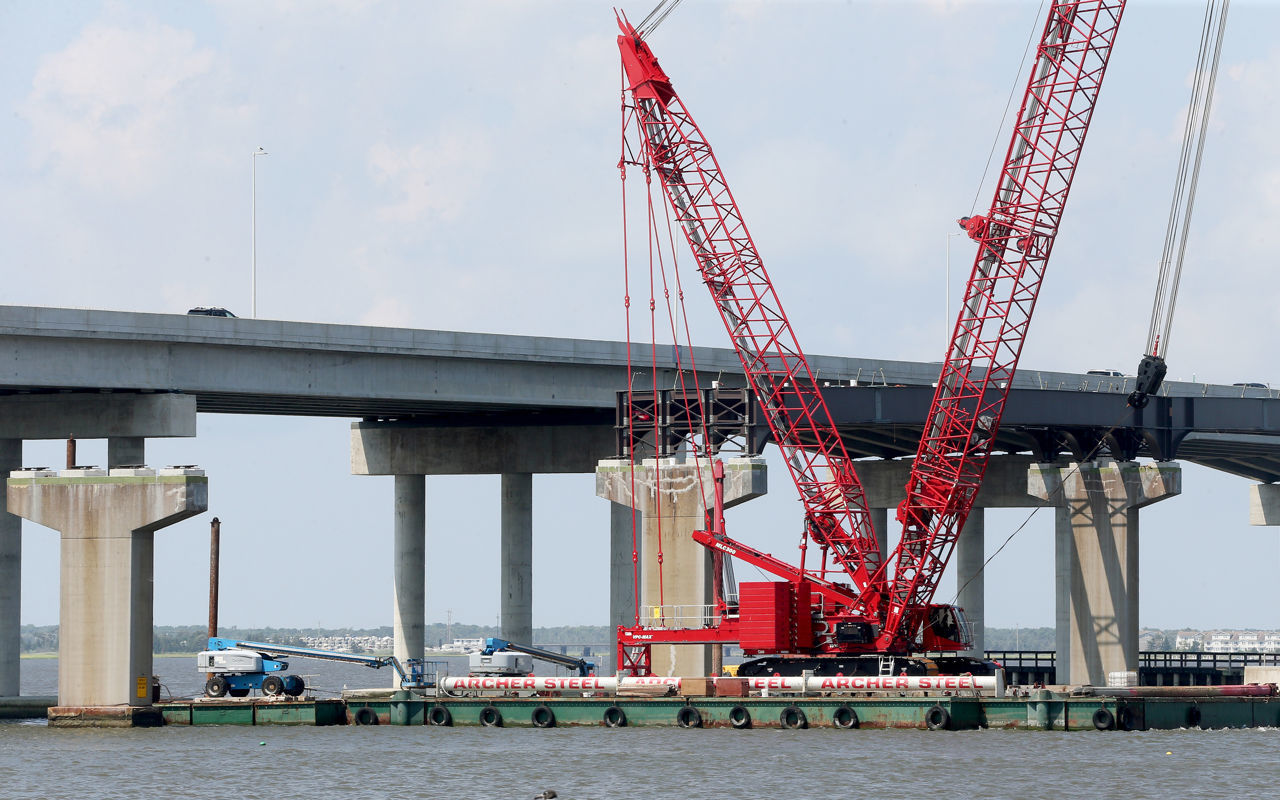 Construction Parkway Bridge Bike Path